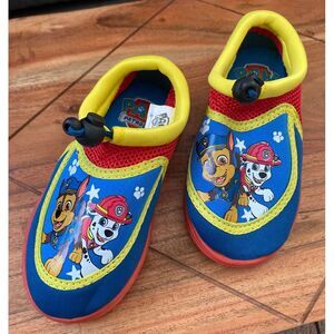 Paw Patrol Water Shoes Quick-Dry Slip-On Clogs Beach Pool‎ Kids Size 4 Toddler
